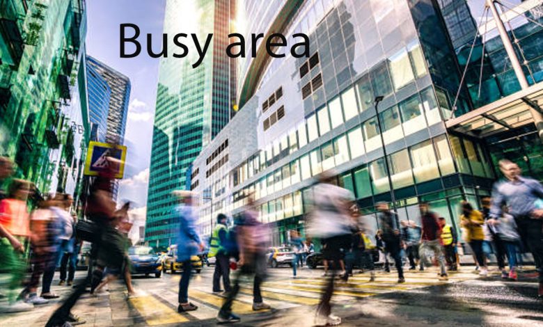 Busy area
